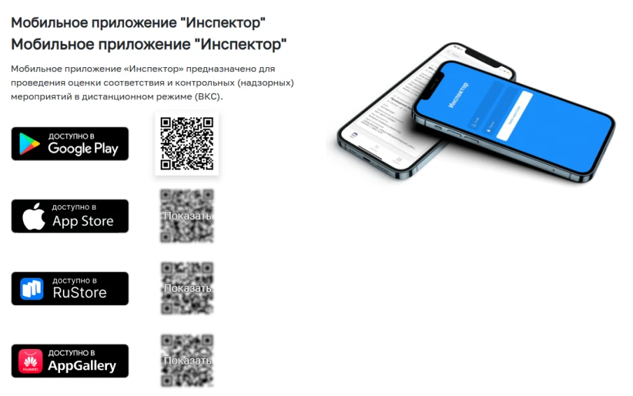 Мобильное приложение "Инспектор"