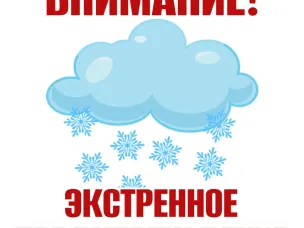 ЭКСТРЕННОЕ ПРЕДУПРЕЖДЕНИЕ