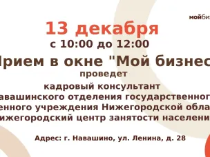 Прием в окнах "Мой бизнес"